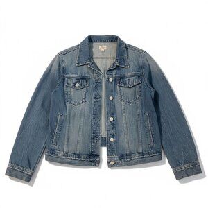 J.Crew Classic Cropped Denim Jacket – Medium Wash